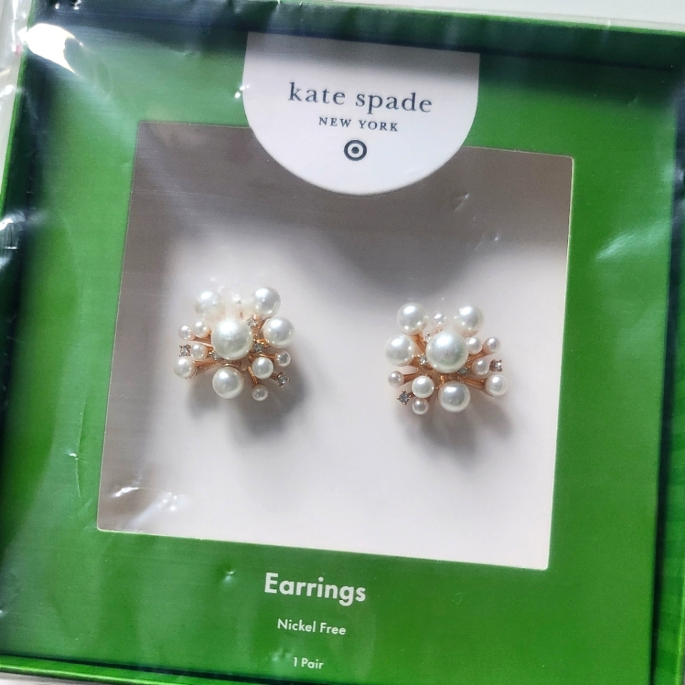 Kate Spade x Target Pearl cluster stud earrings